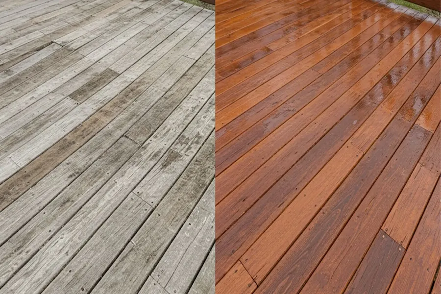 Deck Staining by Brush Brothers Painting