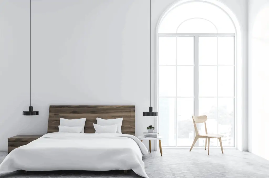 White bedroom paint color for selling a home in Northwest Arkansas