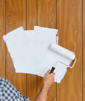 Painting wood paneling in Northwest Arkansas -- Brush Brothers Painting