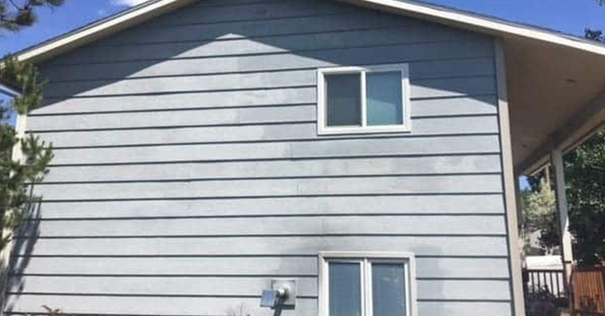 Exterior paint fading problem NWA Faded and peeling exterior paint on NWA home needing repaint -- Brush Brothers Painting